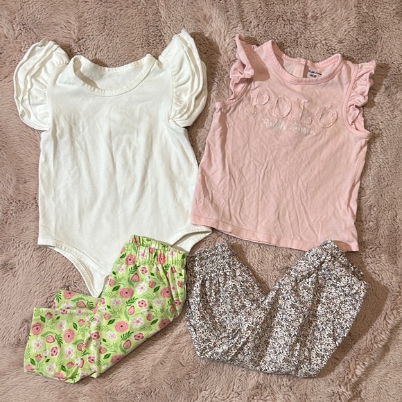 Ralph Lauren Other - Lot of baby girls tops and pants Ralph Lauren, wheat, rare editions 12 mo